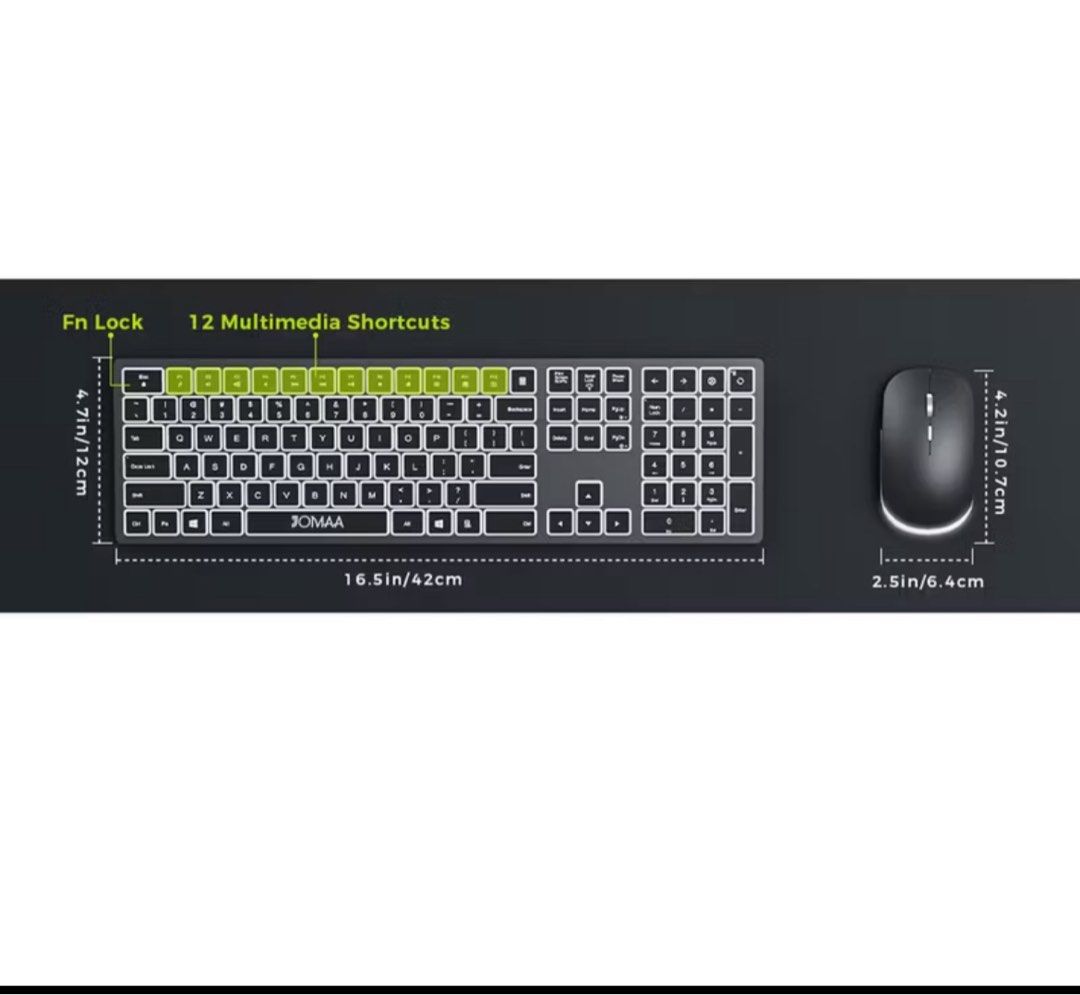 Jomaa Ultra Slim Wireless keyboard and mouse (Category: Computer Keyboard) located in Paranaque City. Submitted by danijie (Listing ID 1378152544, Image 2). Description: .