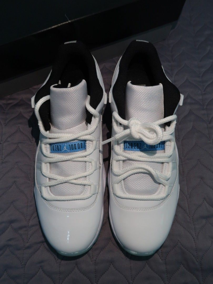 JORDAN 11 RETRO LOW 'LEGEND BLUE' (Category: Sneakers) located in Paranaque City. Submitted by sircraig (Listing ID 1378217172, Image 1). Description: DS. 2021 RELEASE. SIZE US 10 M. 100% ORIGINAL & AUTHENTIC. WITH ORIGINAL BOX..