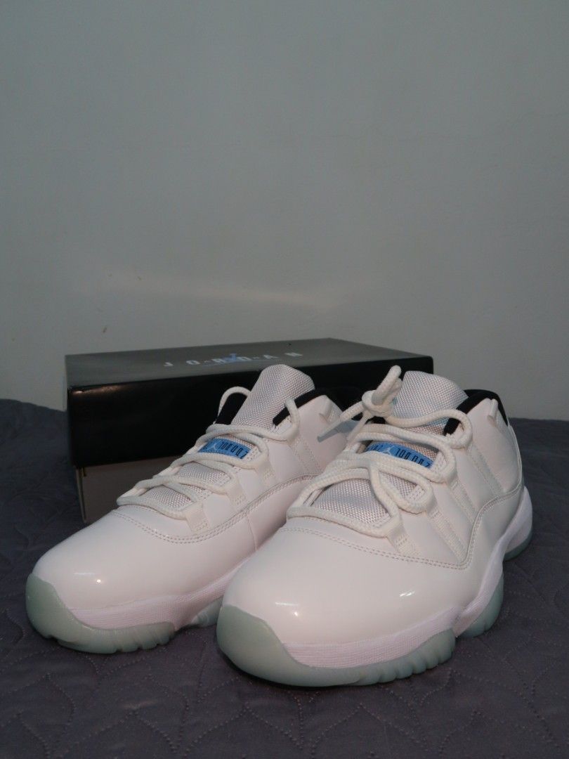 JORDAN 11 RETRO LOW 'LEGEND BLUE' (Category: Sneakers) located in Paranaque City. Submitted by sircraig (Listing ID 1378217172, Image 2). Description: DS. 2021 RELEASE. SIZE US 10 M. 100% ORIGINAL & AUTHENTIC. WITH ORIGINAL BOX..