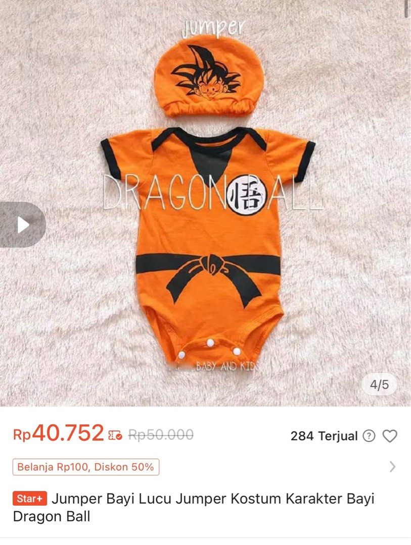 Jumper Dragon Ball 🎀, Bayi Anak, Baju Bayi di Carousell
