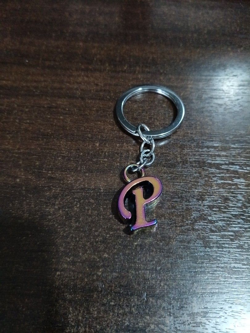 Keychain - P letter (rainbow colour) (Category: Other Stationery & Craft) located in Singapore. Submitted by sereneheart81 (Listing ID 1378223962, Image 1). Description: Rainbow colour P alphabet keychain Price includes postage (normal untracked).