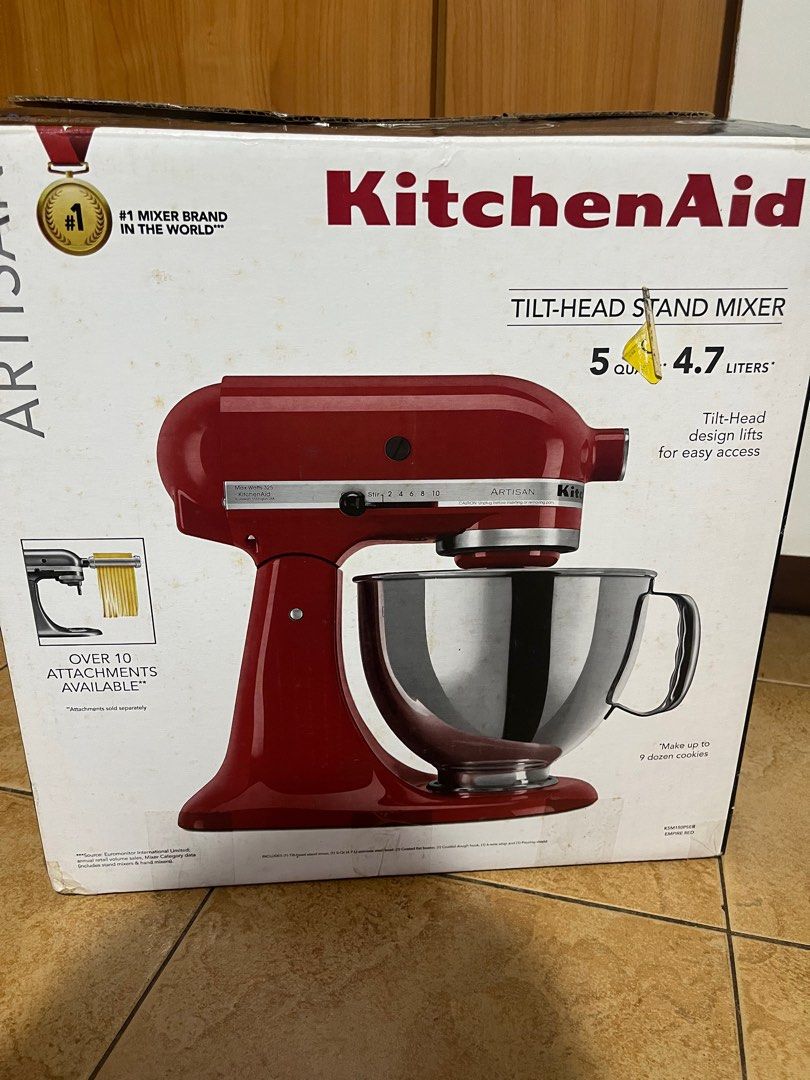 Kitchen Aid (Category: Hand & Stand Mixers) located in Makati City. Submitted by rainnes18 (Listing ID 1378202558, Image 2). Description: Lighty used and a very good condition. Artisan “Kitchen Aid”.