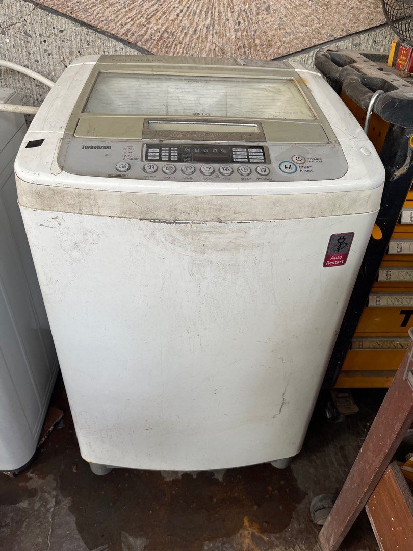 LG 9kg Fuzzy Logic AWM (Category: Washing Machines and Dryers) located in Pasig City. Submitted by declutter.rae (Listing ID 1378188376, Image 1). Description: Working washing machine, just shakes and has a knocking sound. Most probably sa suspension yung reasonpero di sya nareaolve nung technician na nagcheck. Selling this for home use (kayo na po bahala magpagawa) or for parts sa mga gumagawa ng washing machine..