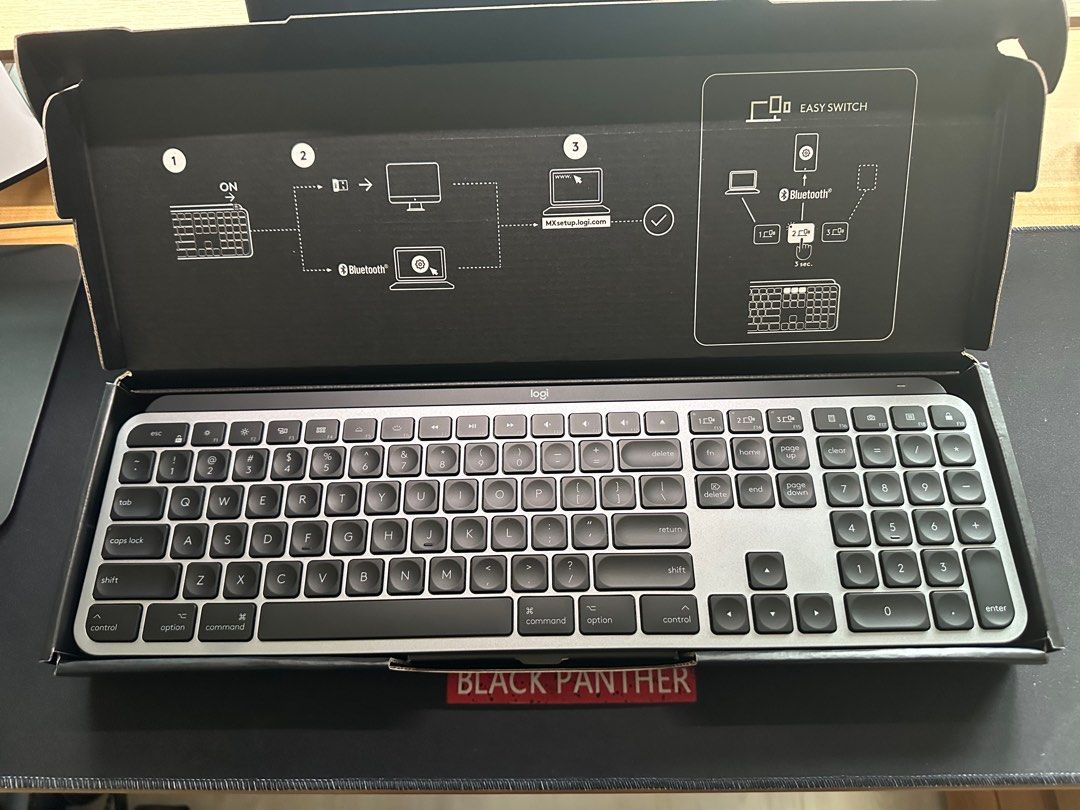 Logitech MX Keys Wireless Keyboard(Mac) (Category: Computer Keyboard) located in Singapore. Submitted by malith.mnk (Listing ID 1378164878, Image 1). Description: This Logitech MX Keys Mini keyboard is in excellent condition. Comes with original packaging. Selling due to minimal usage..