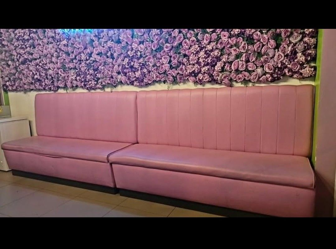 Long Sofa with Storage inside great for business or home use (Category: Sofas) located in Paranaque City. Submitted by maxileeee (Listing ID 1378191469, Image 1). Description: Helping a friend! • Original price for both sofas: ₱28,000 in total • Selling it all in for ₱18,000 will give discount if take all ⚠️Rush Sale Price: ₱8,000 each. ⚠️Updated RUSH SALE PRICE: ₱5,500 EACH. GET BOTH ₱10,500. WELL CONDITION • Rush selling, no reservations • Our 