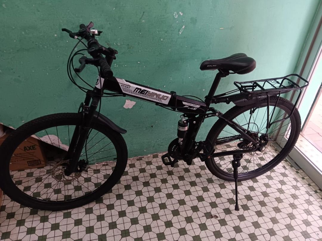 Mtb Meiyinuo Folding Bike Meiyinuo 26吋摺疊mtb，碟煞，頭尾避震，快