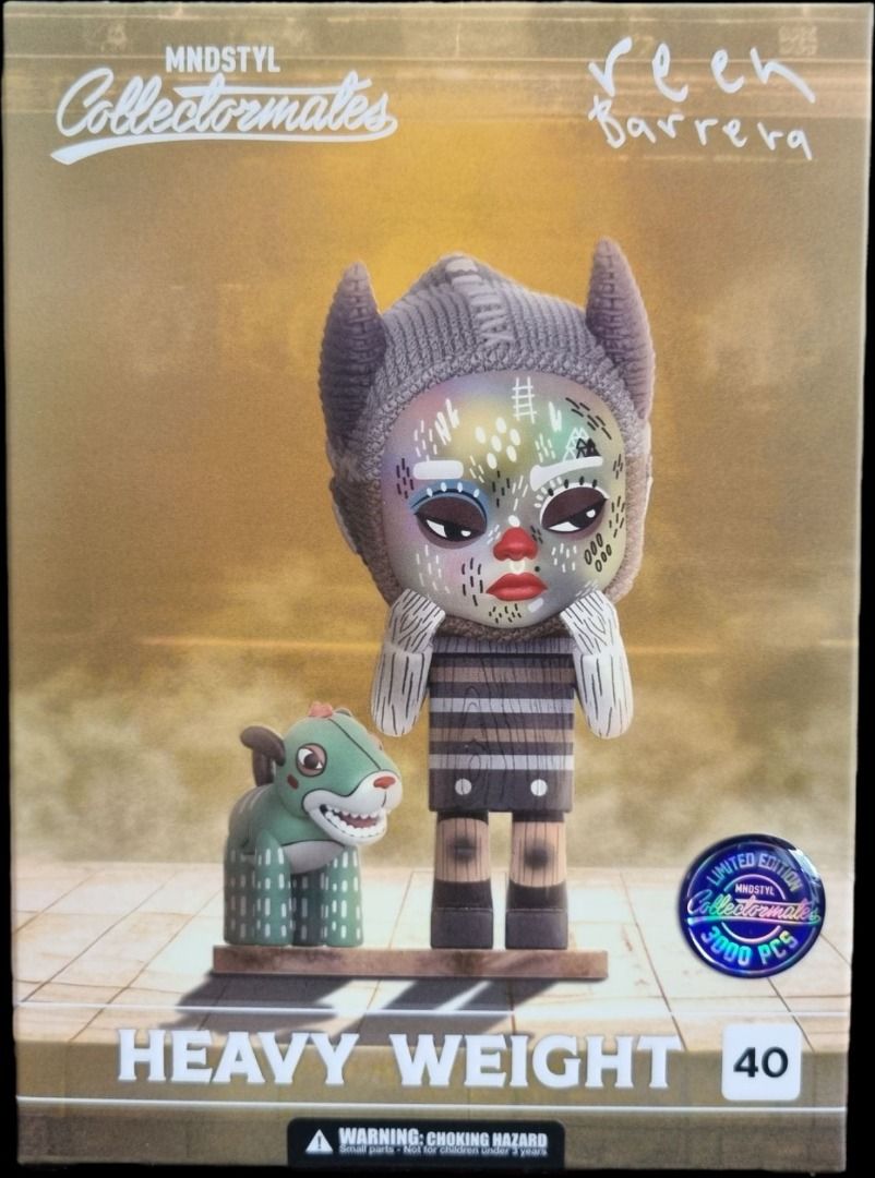 Mindstyle Collectormates Reen Barrera Heavy Weight LE3000 (Category: Designer & Blind Box Toys) located in Quezon City. Submitted by vinylplus_3 (Listing ID 1378171450, Image 1). Description: MINDstyle Collectormates Reen Barrera Heavy Weight Limited Edition 3000 pcs. Condition is New. New: A brand-new, unused, unopened, undamaged item in its original packaging (where packaging is applicable). Packaging should be the same as what is found in a re
