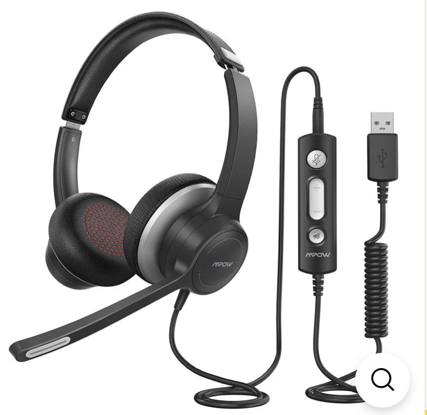 Mpow HC6 USB Headset with Microphone for Skype/Webinar