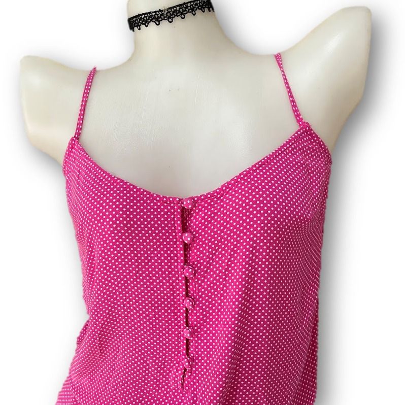 M&S Collection Pink Mix Spaghetti Strap Short Romper (Category: Rompers) located in Valenzuela. Submitted by sheenstation (Listing ID 1378245929, Image 2). Description: M&S Collection Pink Mix Spaghetti Strap Short Romper •Can be an Everyday or a Sleepwear Romper •Spaghetti Strap Design •Straps Are Adjustable With Slider •Fabric String Waist For A Flattering Silhouette •Textured Fabrics Enhance Vibrant Color Shade •100% Viscose ♡Items are thrifte