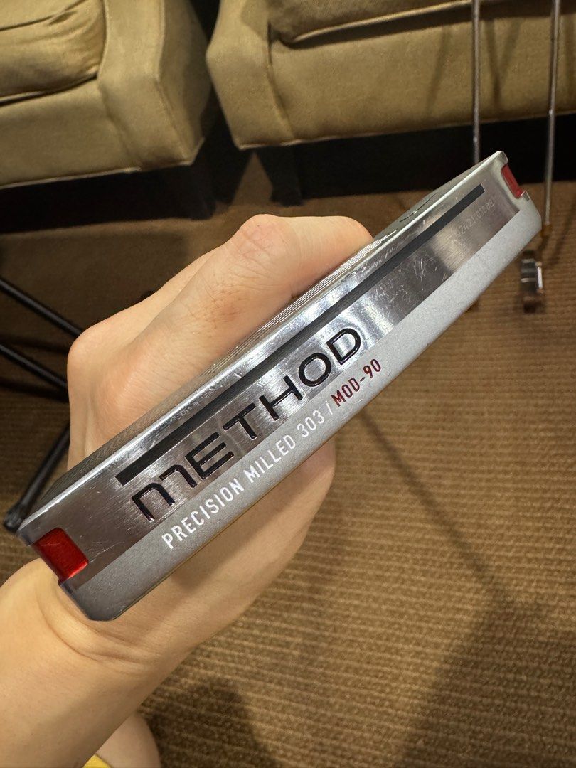 Nike method blade putter precision milled MOD 90 (Category: Golf) located in Makati City. Submitted by qualityseconds (Listing ID 1378161693, Image 1). Description: 34” very good condition..