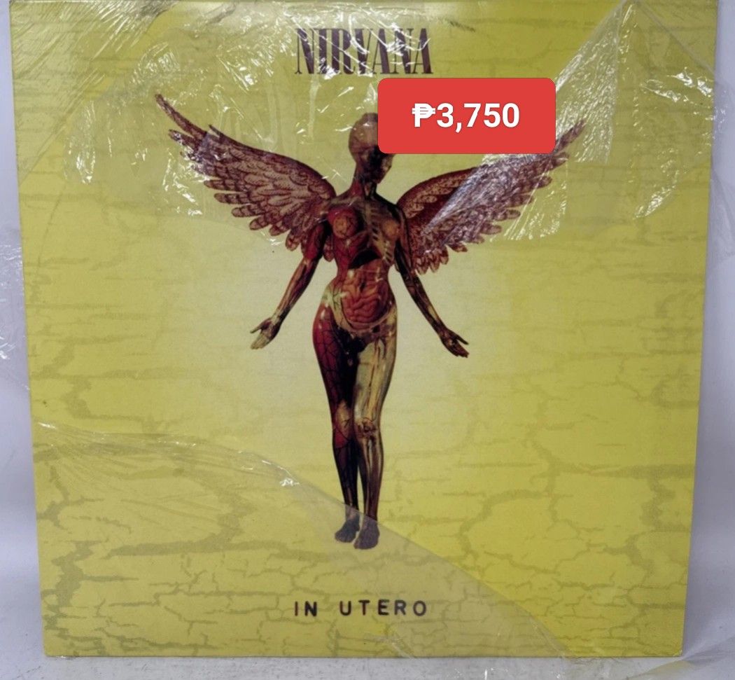 Nirvana in utero vinyl (Category: Vinyls) located in Manila. Submitted by jhenaloymerchandise (Listing ID 1378249636, Image 1). Description: Nirvana in utero vinyl brand new sealed made in Germany.