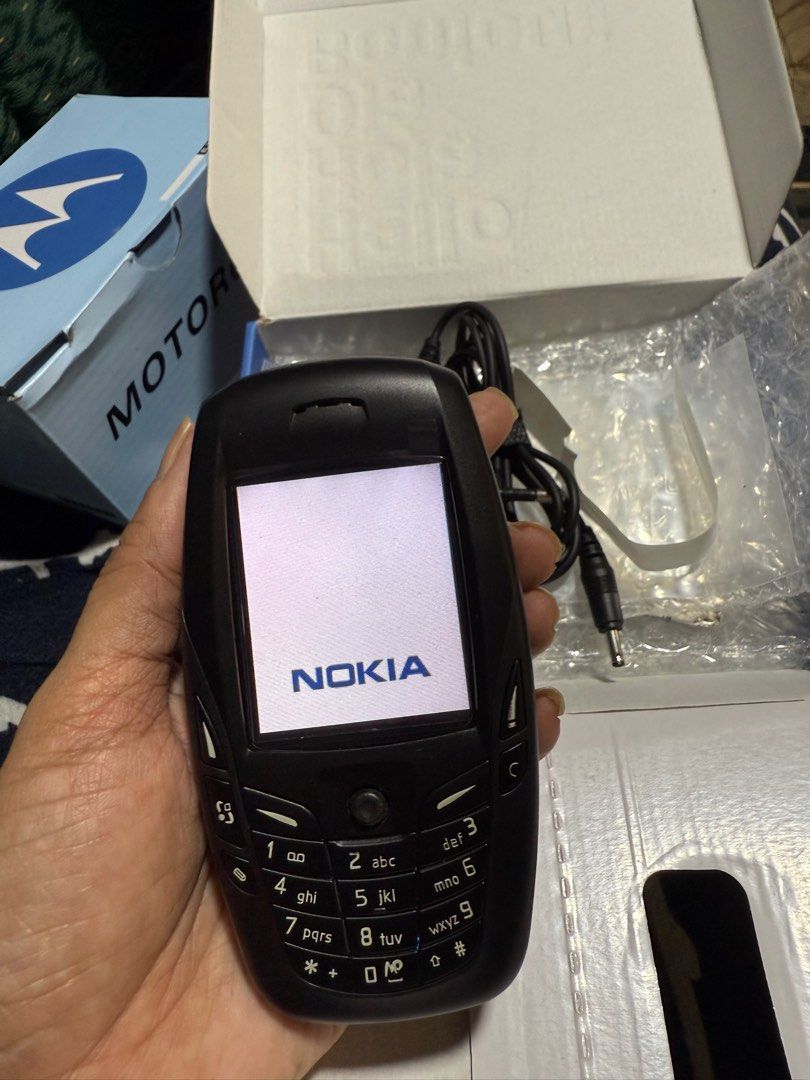 ONHAND nokia 6600 black edition (Category: Early Generation Mobile Phones) located in Quezon City. Submitted by auspv_collections (Listing ID 1378174031, Image 1). Description: 📱VINTAGE PHONES 💯 ONHAND Vintage Cellphone Units 👍🏼 Available as of June 2025 📍nokia 3310 - 3,000 (blue) 📍nokia 6600 - 5,000 (black) 📍nokia 6510 - 2,500 (gray, pink) 📍nokia 8250 - 2,500 (slver, red, blu) 📍nokia 5310 - 2,500 (blue) 📍nokia N70 - 3,000 (silver) 📍no