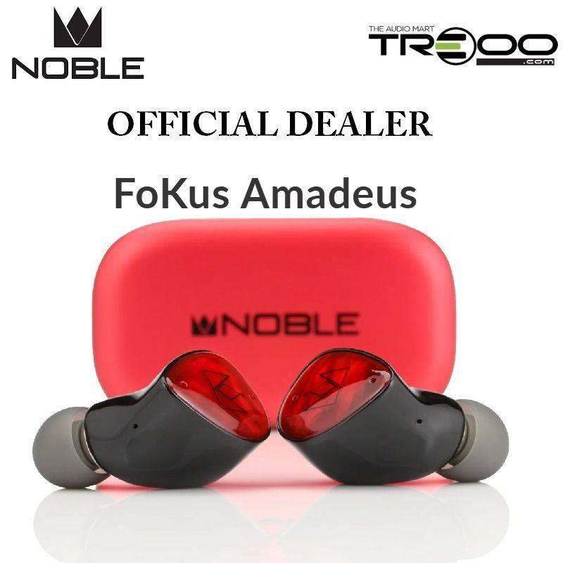 [Official] Noble Audio FoKus Amadeus 8.3mm Triple-Layer Diaphragm (1DD) True Wireless Bluetooth In-Ear Earphone with Mic (Category: Earphones) located in Singapore. Submitted by treoo (Listing ID 1378240987, Image 2). Description: 🔥✨ Promotion valid for a limited time only; while stocks last! ✨🔥 ✅ 8.3mm Triple-Layer Diaphragm – Offers dynamic, rich, and detailed sound reproduction. ✅ True Wireless Design – Enjoy a completely cable-free listenin