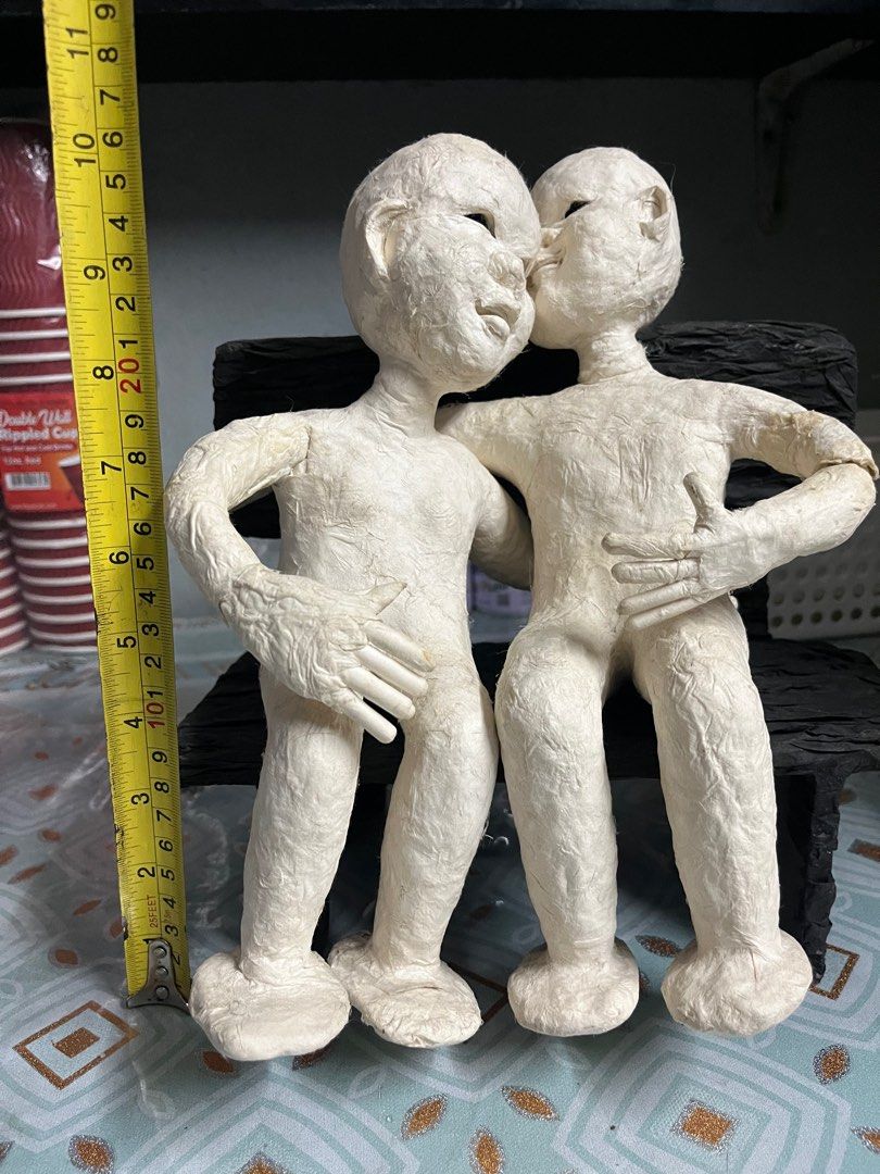 Paper mache humans (Category: Figurines & Statues) located in Angeles City. Submitted by goodbuysathome (Listing ID 1378216283, Image 2). Description: Paper mache from Korea Add sf 74 GCash payment Last price posted .