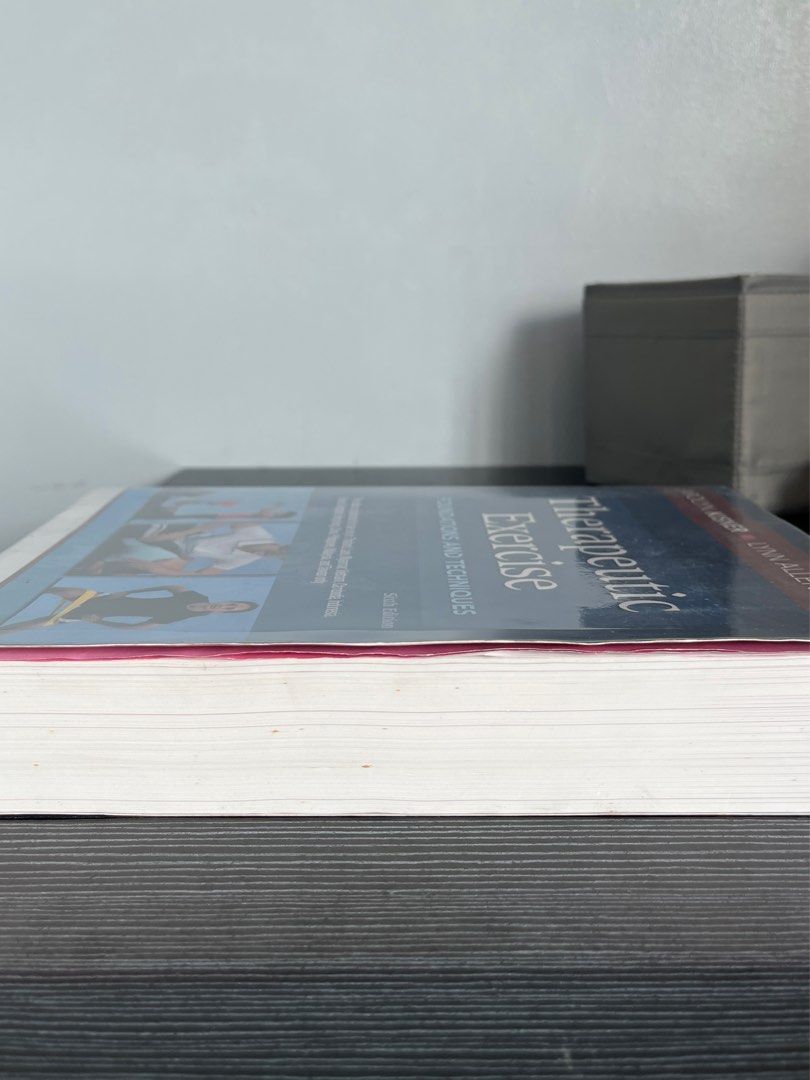 Physical Therapy Book, Kisner Therapeutic Exercise 6th Ed (Category: Textbooks) located in Las Pinas. Submitted by _svrx (Listing ID 1378183626, Image 3). Description: In good condition With plastic cover Few pages have neat minimal highlights Magee also avail, see other listing.