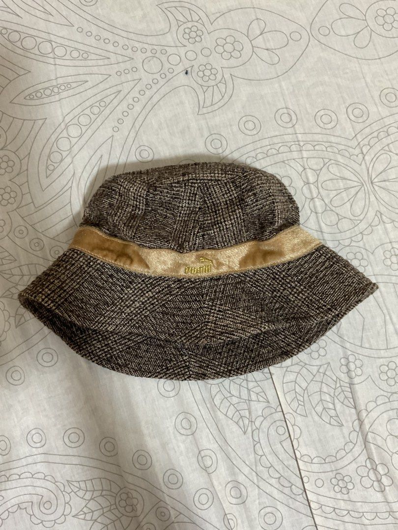 Puma wool brown bucket hat (Category: Hats & Beanies) located in Tuguegarao City. Submitted by shopaholiccccs (Listing ID 1378149842, Image 1). Description: authentic .