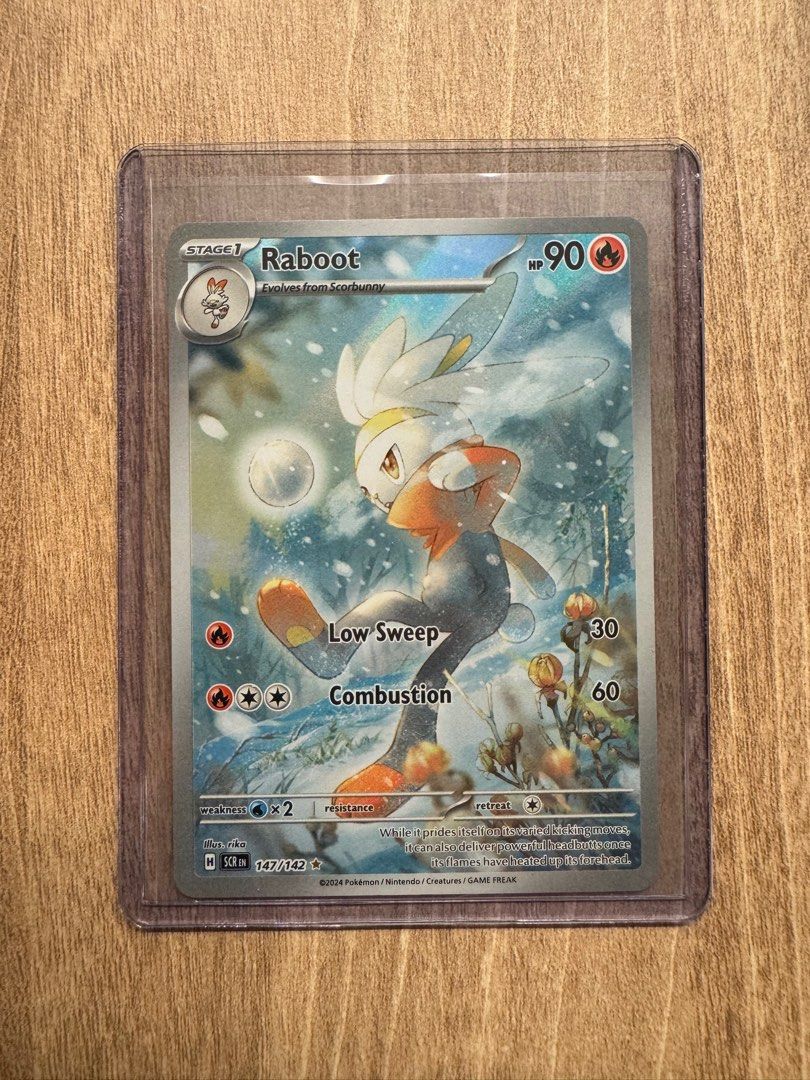 Raboot IR Pokemon TCG Stellar Crown Card, Hobbies & Toys, Toys & Games on Carousell Raboot IR Pokemon TCG Stellar Crown Card, Hobbies & Toys, Toys & Games on Carousell