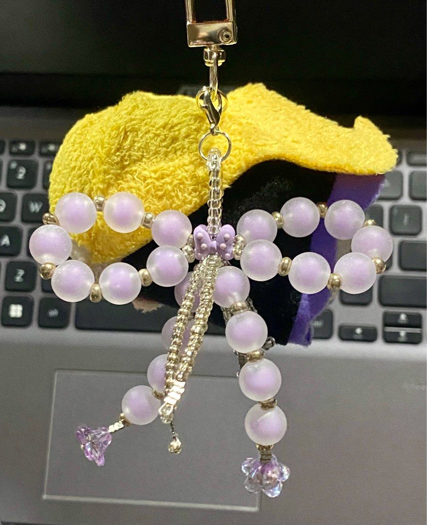 Rapunzel Tsum Tsum plush charm 🌼 (Category: Plushies & Soft Toys) located in Makati City. Submitted by ahli_sbd (Listing ID 1378317126, Image 2). Description: This cute little charm is a Tsum Tsum mini plush turned into a bag charm. The handmade beaded ribbon is detachable, so you can customize it just the way you like. Just a quick heads-up—the tags have been trimmed off. Plush has been washed and cleaned, just waiting to find someone to love i