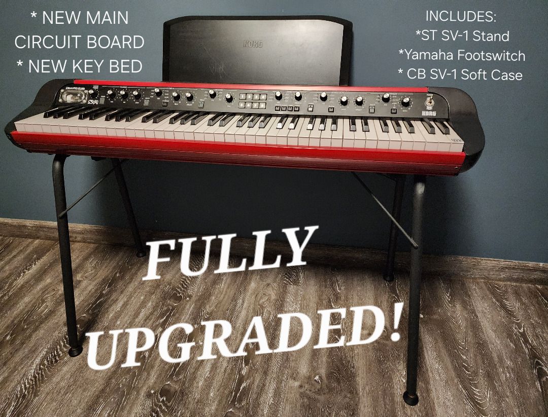 Korg SV1 73-Key Stage Vintage Digital Piano - (Black) - DJ Corner