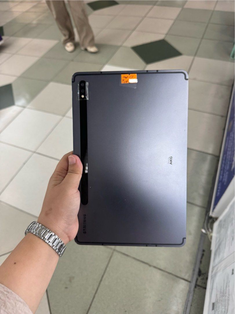 Samsung Tab S7 128gb LTE No issue (Category: Android) located in San Juan City. Submitted by javedsgadgetshop (Listing ID 1378252590, Image 1). Description: INSTALLMENT OPTIONS : SPAY LATER / GGIVES / CREDIT CARD! WE BUY AND SELL SO PWEDE MAGBINTA OR SWAP ! Quick Specs : Samsung Tab S7 •128gb •NTC Variant •Good batt health •Factory Unlock •95% Smoothness •No hidden issue | No Repaired •100% Authentic | Not Refurbished •w/ OEM Charger & store warr