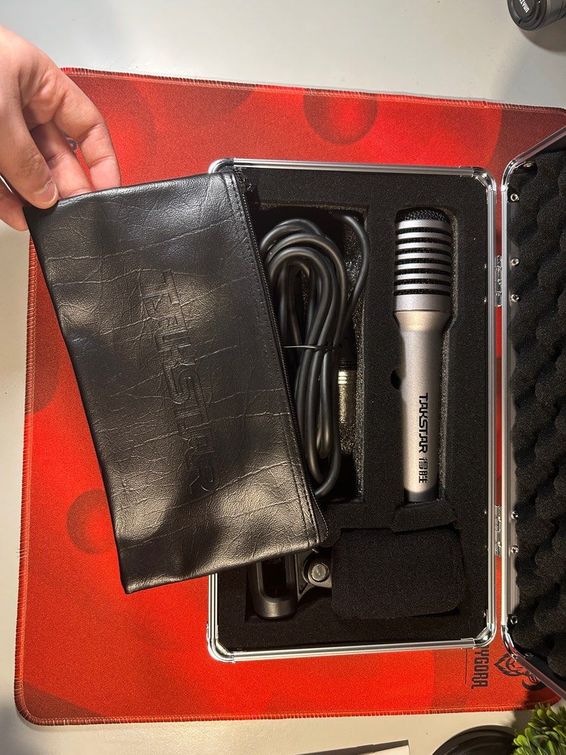 Takstar TA-68 Dynamic XLR Microphone handheld (Category: Microphones) located in Cavite. Submitted by biboyharanero (Listing ID 1378252048, Image 2). Description: Takstar TA-68 Dynamic XLR Microphone handheld Complete box. Negotiable RFS: Decluttering Issue: None Pickup: Deep and Dark yet super clean Practically Brand new, no warranty (thus lowered price) Only used for testing and YT content I can send links if needed or find BiboyHaranero on YT 