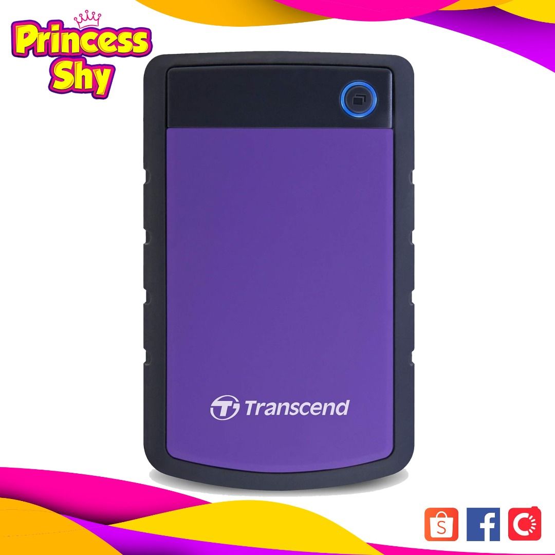 Transcend StoreJet 25H3B 4TB Portable External Hard Drive (Category: Hard Disks & Thumbdrives) located in San Juan City. Submitted by princessshyph (Listing ID 1033239053, Image 2). Description: Brand Transcend Series StoreJet 25H3 Thing model number TS4TSJ25H3B Working System Microsoft Windows 7, Microsoft Windows 8, Microsoft Windows 10, Mac OS X 10.7 or later, Linux Kernel 2.6.31 or later Thing Weight 10.4 ounces Item Dimensions 5.19 x 3.18 x 