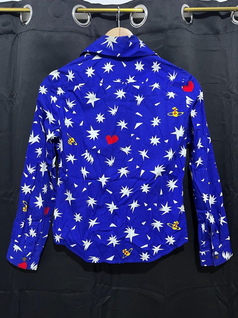 Vivienne westwood shirt (Category: Shirts) located in Manila. Submitted by _choso (Listing ID 1378290136, Image 3). Description: Vivienne westwood shirt 17.5 width 21 length 22 sleeves 2000 + SF Makati area ship j&t delivery lalamove.