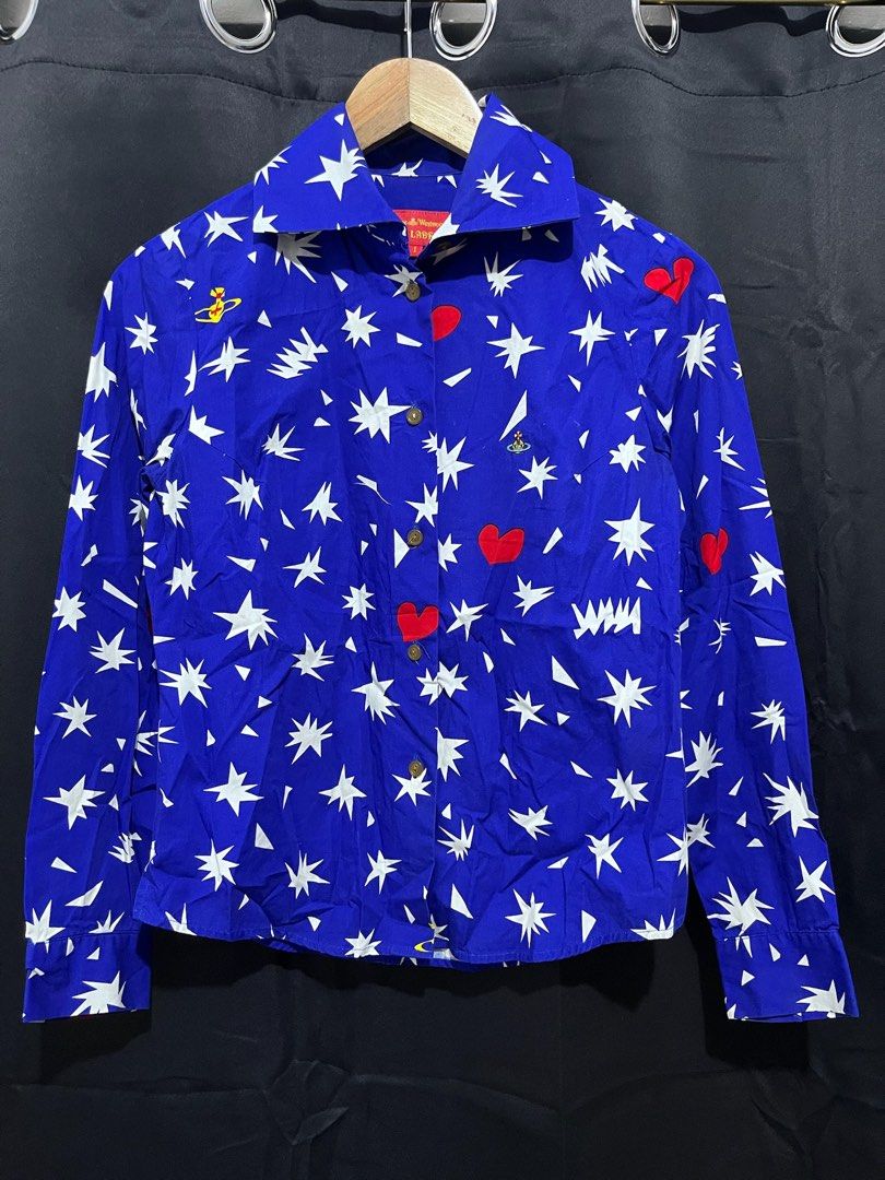 Vivienne westwood shirt (Category: Shirts) located in Manila. Submitted by _choso (Listing ID 1378290136, Image 2). Description: Vivienne westwood shirt 17.5 width 21 length 22 sleeves 2000 + SF Makati area ship j&t delivery lalamove.