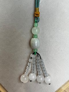 023 緬甸翡翠A玉路路通小掛件64235361464706110