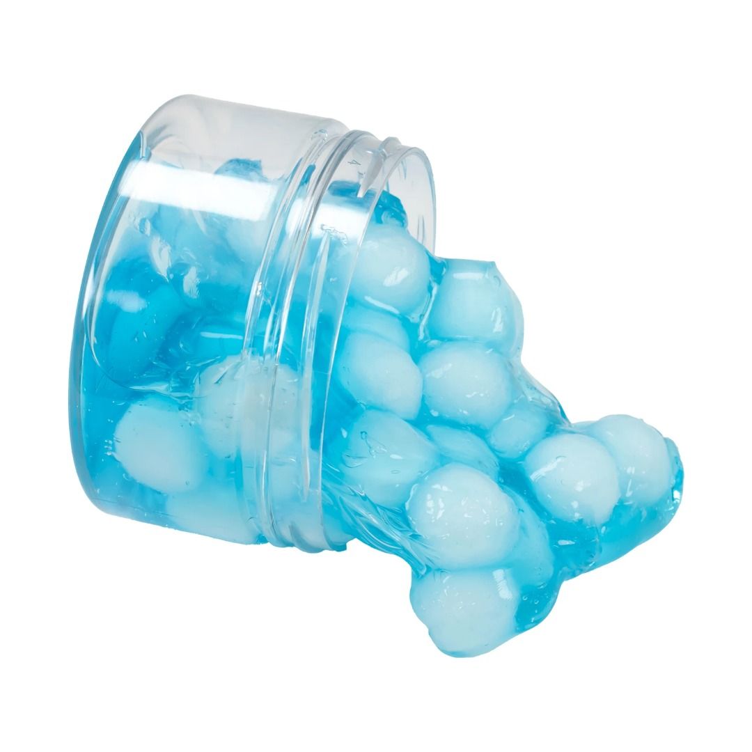 120ml Fluffy round ball Crystal Crunchy Slime kit Super Soft Non-Sticky ...