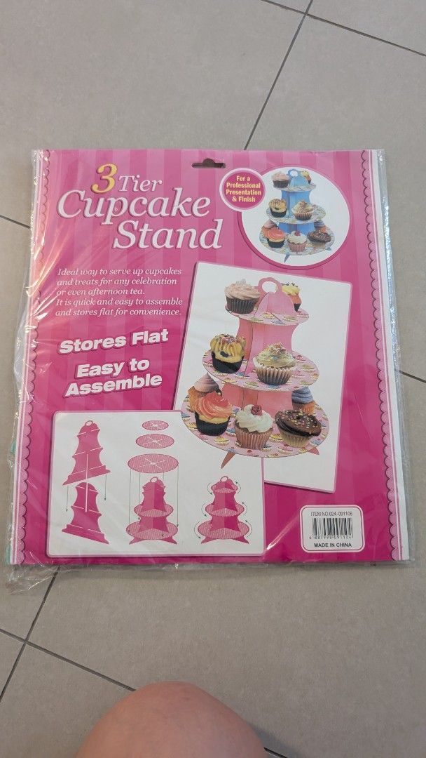 3-Tier Cupcake Stand - New