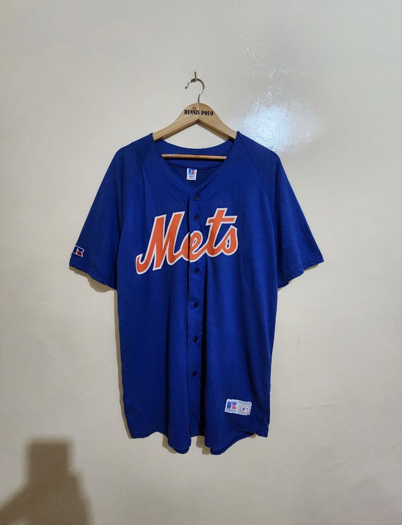 90'SVRUSSEL ATHLETICS NEWYORK METS (Category: Tshirts & Polo Shirts ) located in Gapan. Submitted by dennispolofficialaccount (Listing ID 1381888421, Image 2). Description: 90'S NEWYORK METS SIZE XXL WIDTH - 24 LENGTH - 32.5 EXCELLENT CONDITION MAKINIS NA MAKINIS. NO ISSUE 550 + SHIPPING FEE LOCATION NUEVA ECIJA.