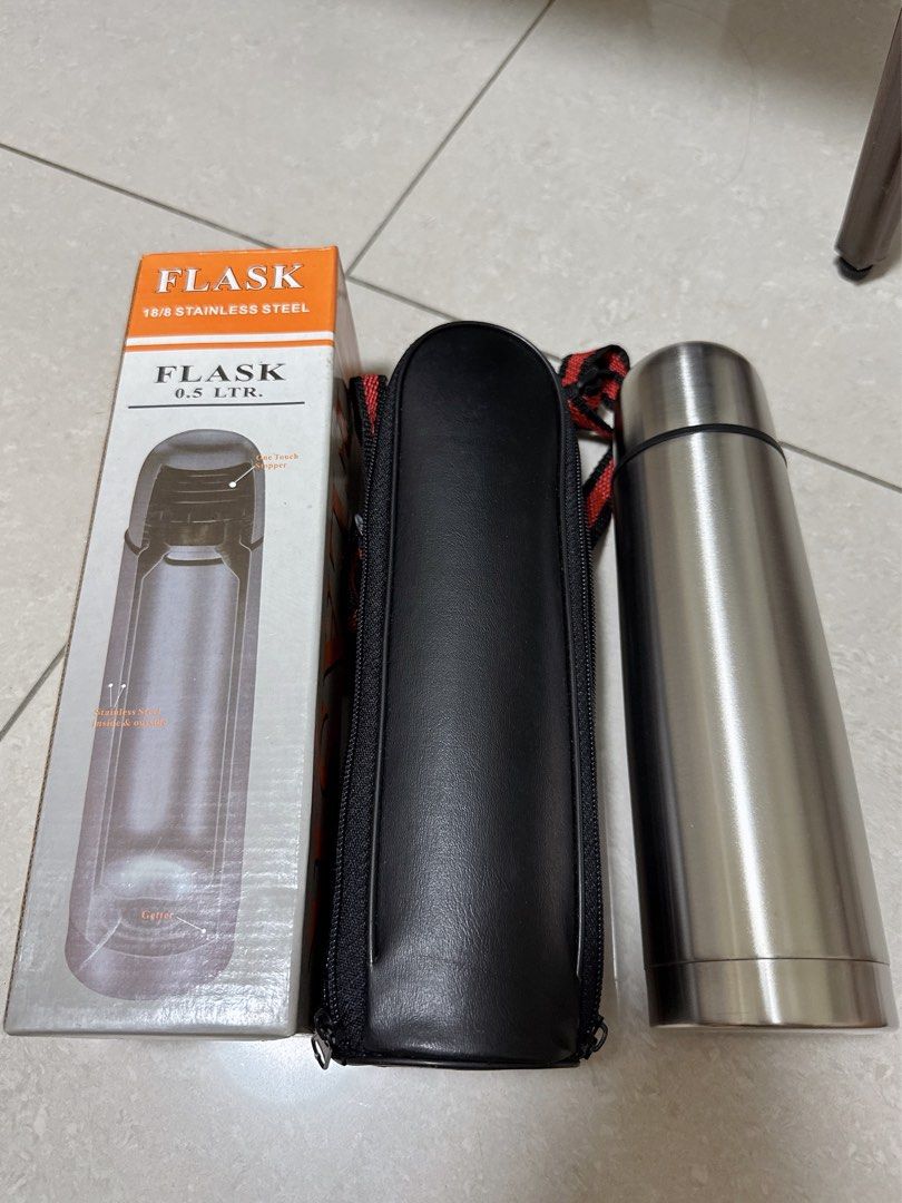 由 y806b0a99173 (刊登 ID 1381840888，圖片 1) 提交，位於 台北市 (Taipei) 的 不鏽鋼保溫瓶 (類別：水杯、水壺)，說明：500ml 附杯套。
