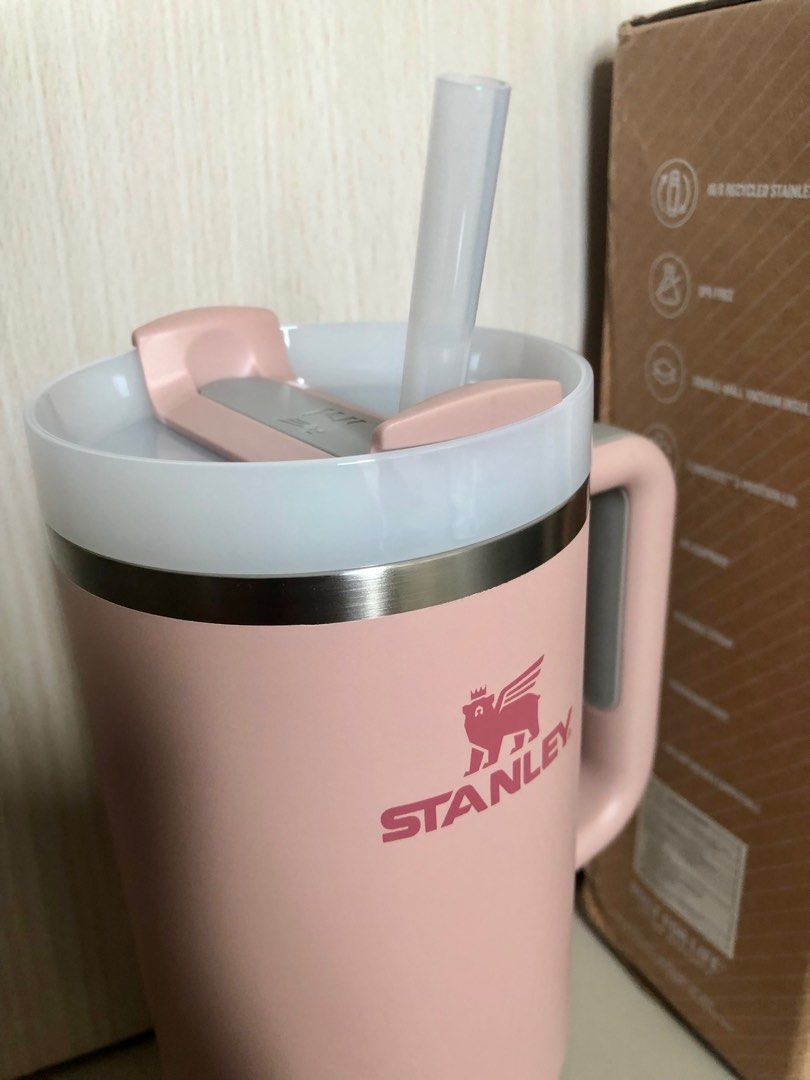 FREE SF 🤩 💯 guaranteed authentic Stanley pink dust tumbler (Category: Water Bottles & Tumblers) located in Quezon City. Submitted by macyscloset (Listing ID 1362853047, Image 2). Description: ✨❗️LAST PRICE POSTED ❗️ ✨💯 guaranteed authentic Stanley 💕bestseller; 40 oz .