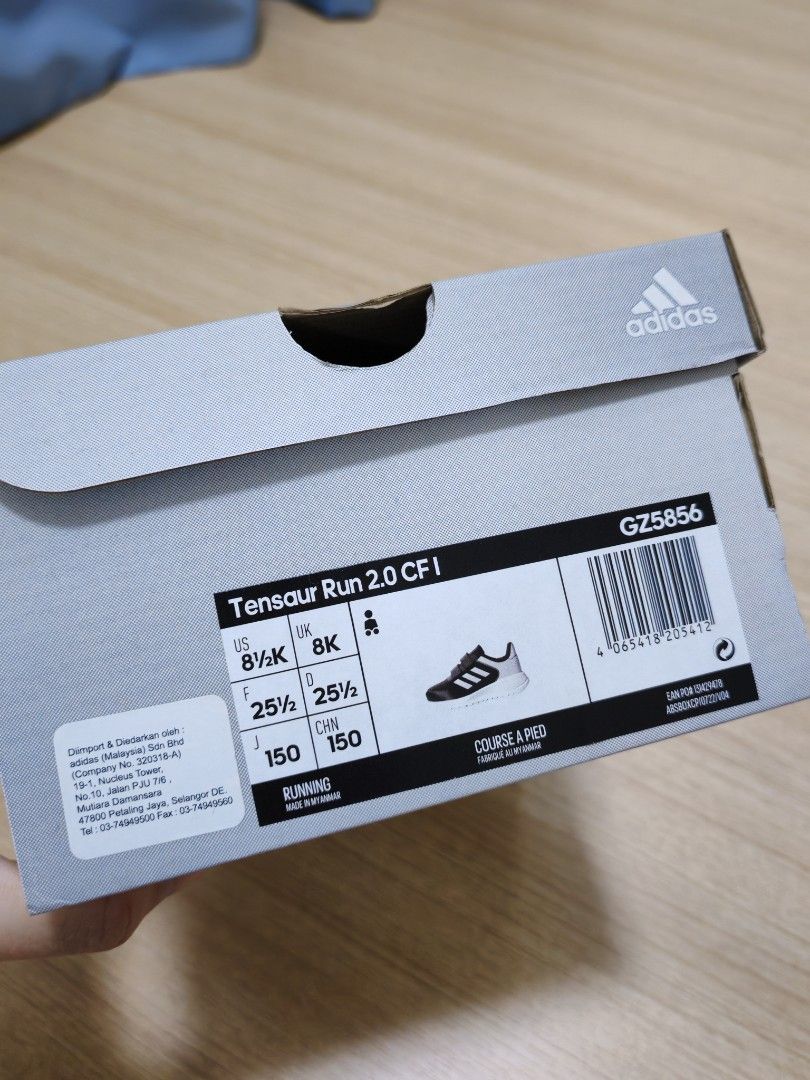 Adidas Tensaur Run 2.0 for 3-4 years old (Category: Babies & Kids Fashion) located in Georgetown. Submitted by rach_lmx (Listing ID 1381809322, Image 2). Description: Adidas Tensaur Run 2.0 for 3-4 years old size: - US 8.5 - UK 8 - CHN 150.
