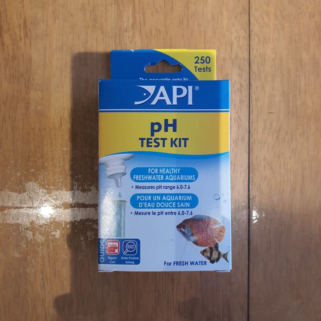 API PH Test Kitd (Category: Homes & Other Pet Accessories) located in Singapore. Submitted by cz_carousel (Listing ID 1381797100, Image 1). Description: BNIB Api PH test kit for sale. Must have to check PH of aquarium fish.