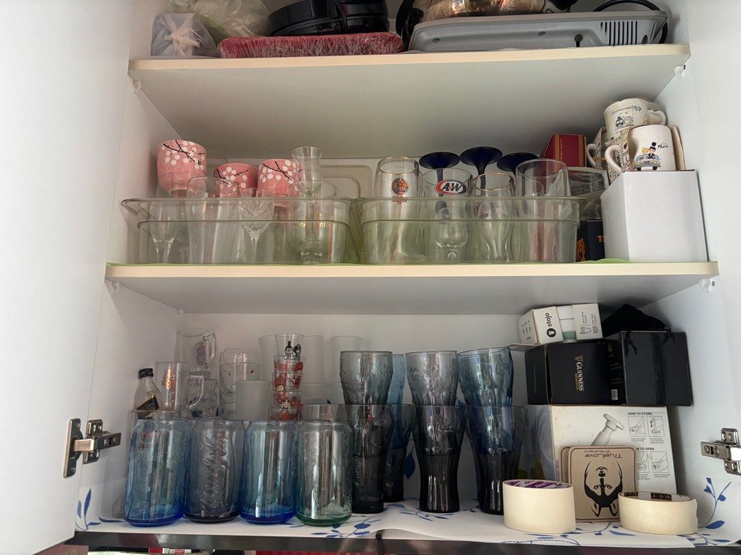 Assorted Glassware - Drinking Glasses, Mugs, and More
