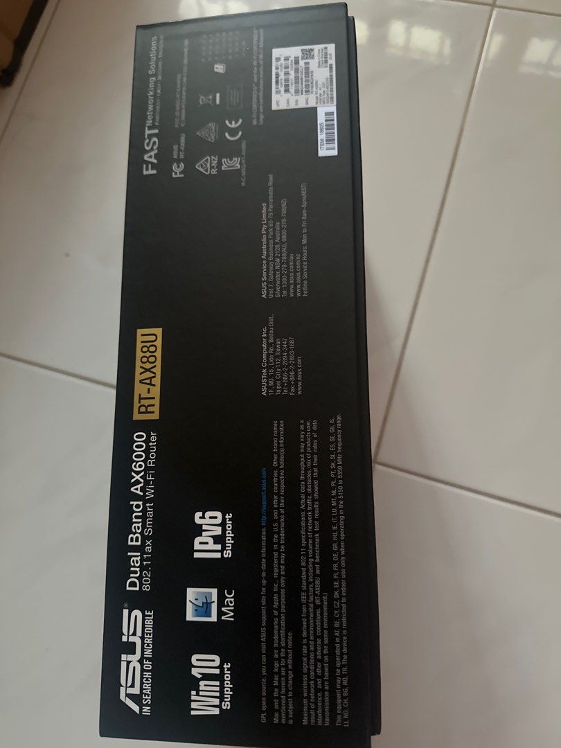 ASUS RT-AX88U Dual Band AX6000 Smart WiFi Router63203135331459112