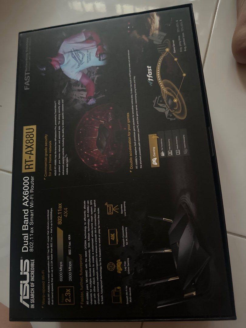 ASUS RT-AX88U Dual Band AX6000 Smart WiFi Router63203135331459111