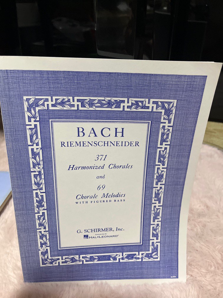 Bach harmonized chorales, Hobbies & Toys, Books & Magazines, Textbooks ...