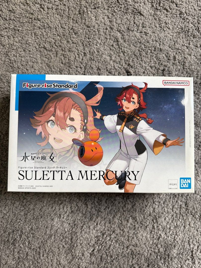 Bandai Figure-rise Standard Suletta Mercury Model Kit (Category: Gundam Model Kits) located in Singapore. Submitted by bakaforeal (Listing ID 1381751035, Image 1). Description: Brand new, unopened Figure-rise Standard model kit of Suletta Mercury from Mobile Suit Gundam: The Witch from Mercury. Perfect for Gundam fans and model kit enthusiasts. Ready to assemble and enjoy!.