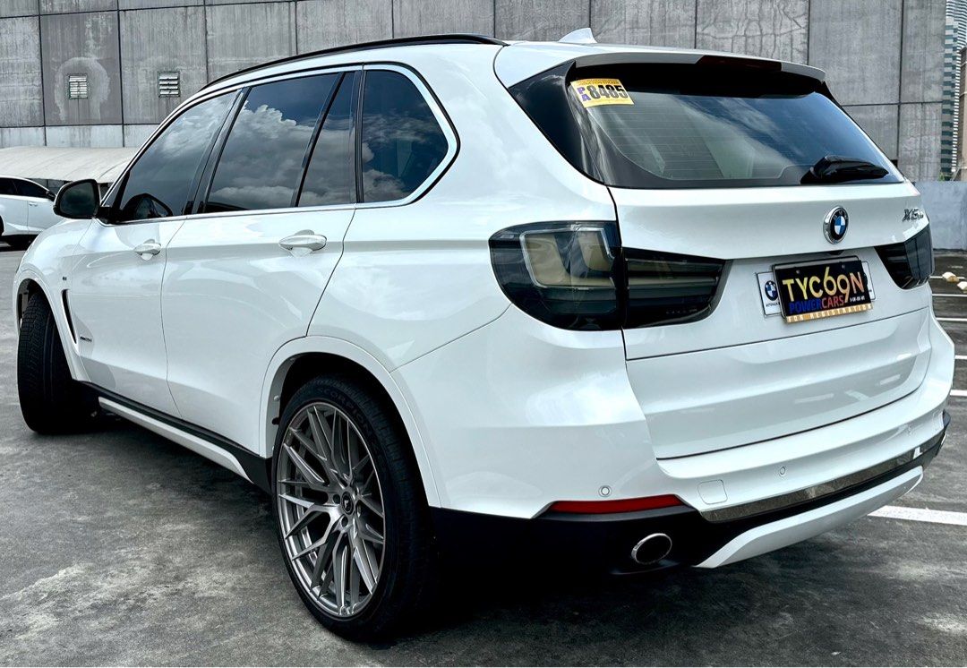 BMW X5 3.0 (A) (Category: Used Cars) located in Pasig City. Submitted by tycoon.cars (Listing ID 1381735575, Image 3). Description: BMW X5 3.0D - 2016 Model - 49,XXX Original Mileage - MSport Series - 3.0L Diesel - Top of the Line Variant - Full Sunroof - 22” Vorsteiner V-FF 107 Flow Rims - Mineral White Metallic - Automatic Transmission - Local Unit - Friday Coding - SUPER FRESH We Don’t Sell Cars, We Sell Dreams. BUY•SELL•TRADE•CONSIGN•FINANCIN