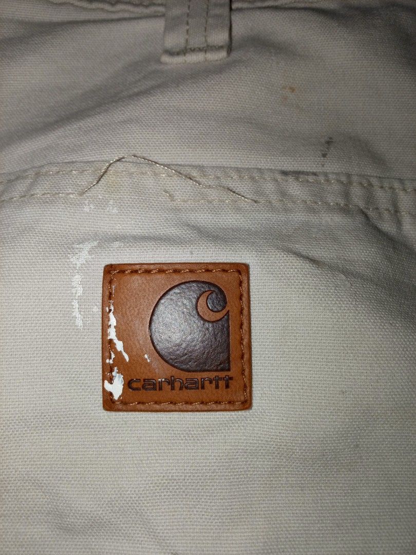 Carhartt carpenter leather patch (Category: Shorts) located in Calabanga. Submitted by foxsthrift_420 (Listing ID 1381862885, Image 3). Description: .