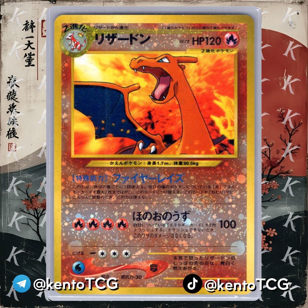 Charizard [Neo Premium File 2] #6 Pokemon Japanese Promo Pokemon TCG ...