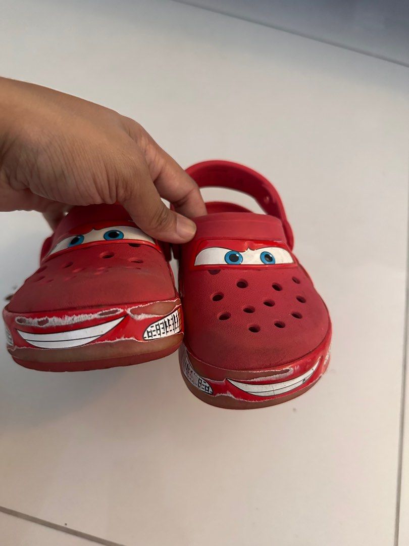 Crocs McQueen (Category: Babies & Kids Fashion) located in Kuala Lumpur. Submitted by nassquared (Listing ID 1381799590, Image 3). Description: Size C9.