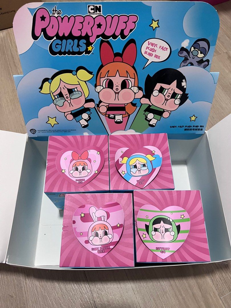 Crybaby x PPG Series Plush (Category: Plushies & Soft Toys) located in Rizal. Submitted by decluttering.mess (Listing ID 1378997755, Image 1). Description: ☁️ confirmed set ☁️ opened bottom box, sealed foil ☁️ perfect gift idea - anik anik 😂 ☁️ on hand, can do same day delivery ☁️ you get to choose the character you want ☁️ below SRP! ☁️ AVAILABLE • regular buttercup • regular bubbles • regular blossom • bunny blossom 🏝️no return/no exchange 🏝