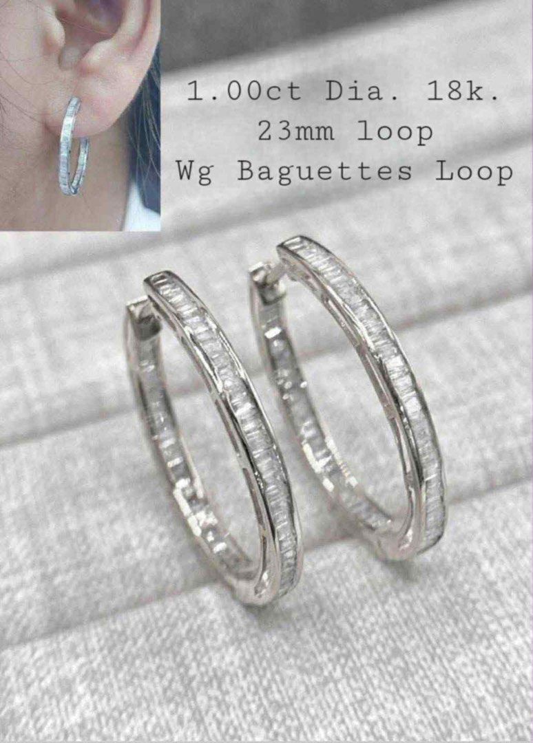 diamond earrings ( loop ) (Category: Earrings) located in Cavite. Submitted by beamitch (Listing ID 1381786485, Image 1). Description: 100% natural mined diamonds comes with certificate free sf tru lbc only money back guaranteed .