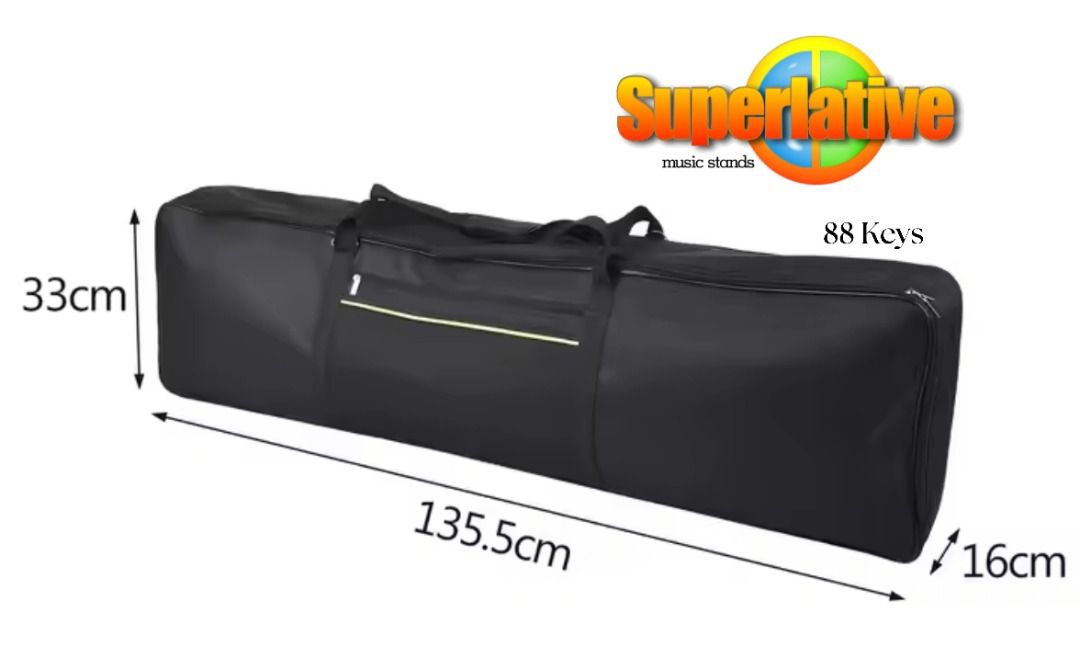 Electronic Keyboard Bag For 61 / 88 Keys Electric Piano Padded Case ...