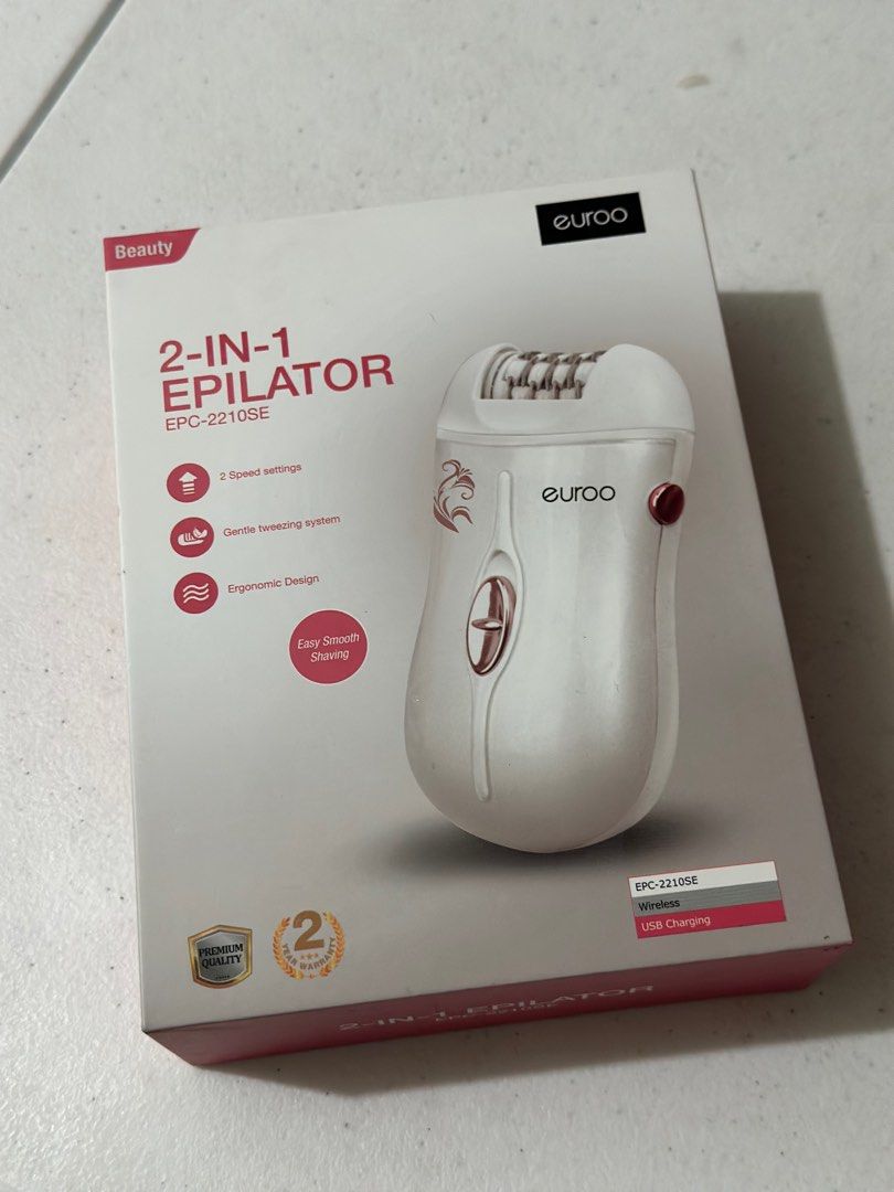Epilator and Shaver (Category: Hair) located in Mandaluyong City. Submitted by pricecutbyku (Listing ID 1381679067, Image 1). Description: 2 in 1 epilator and shaver bought at SM last dec 2024 at 2500pesos used a few times only (epilator) unused shaver head loc: mandaluyong .