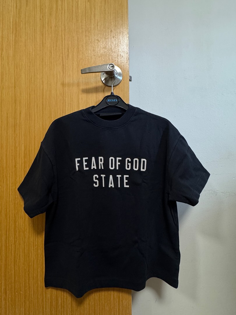 Fear of God Essentials State T-Shirt - Black - Size 8, Men's